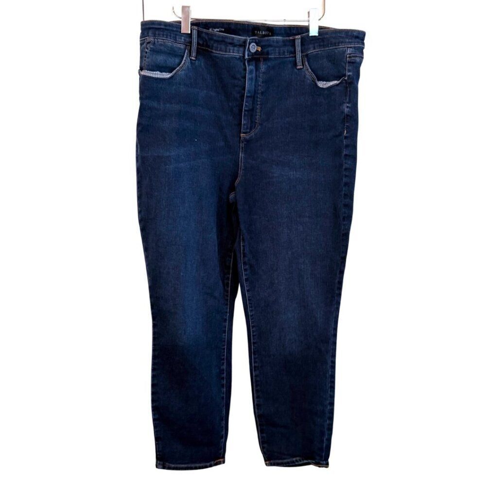 Talbots Blue Denim Jegging Crop